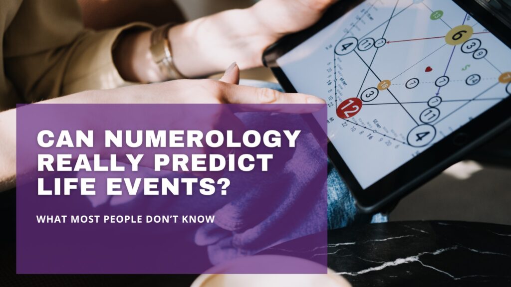 Numerology chart explaining how numerology can predict life events and personal patterns