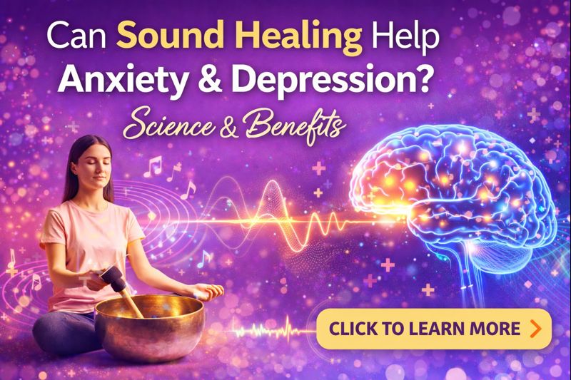 Sound healing therapy in Mumbai for anxiety and depression using singing bowls to calm the nervous system