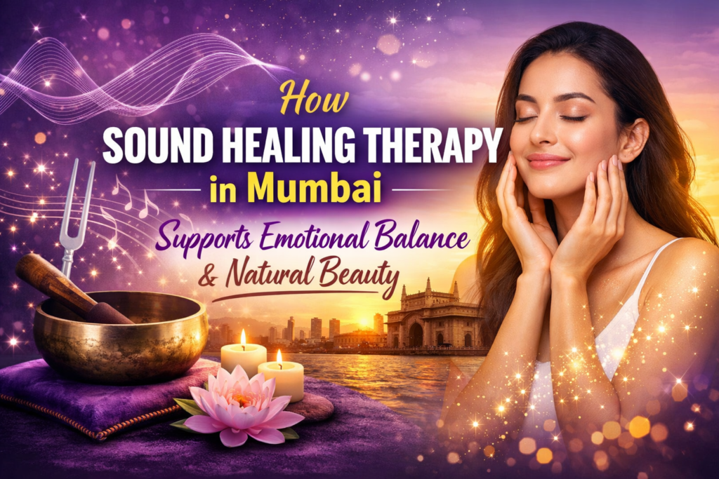 Sound healing therapy in Mumbai supporting emotional balance and natural beauty through calming vibrations