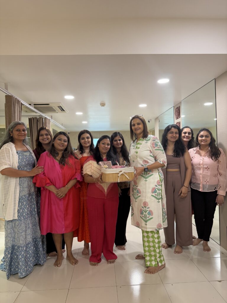 Group sound healing therapy session in Mumbai with participants at Chaitali Healing Hubb